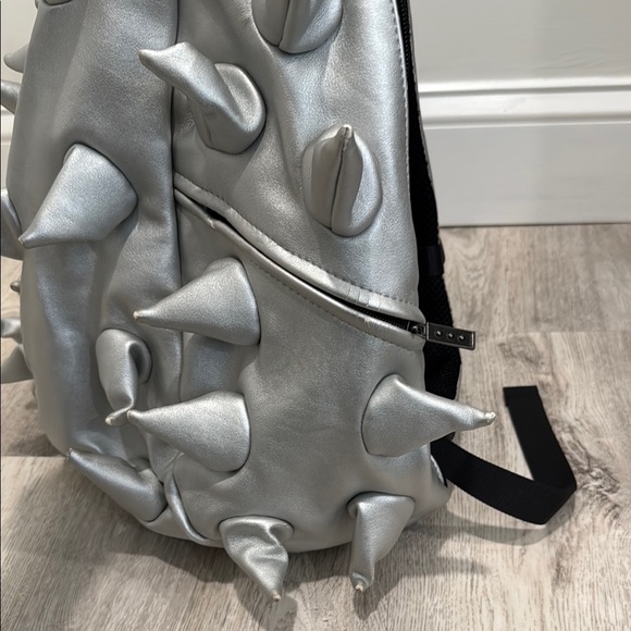 Silver Spiked Backpack - Picture 2 of 9